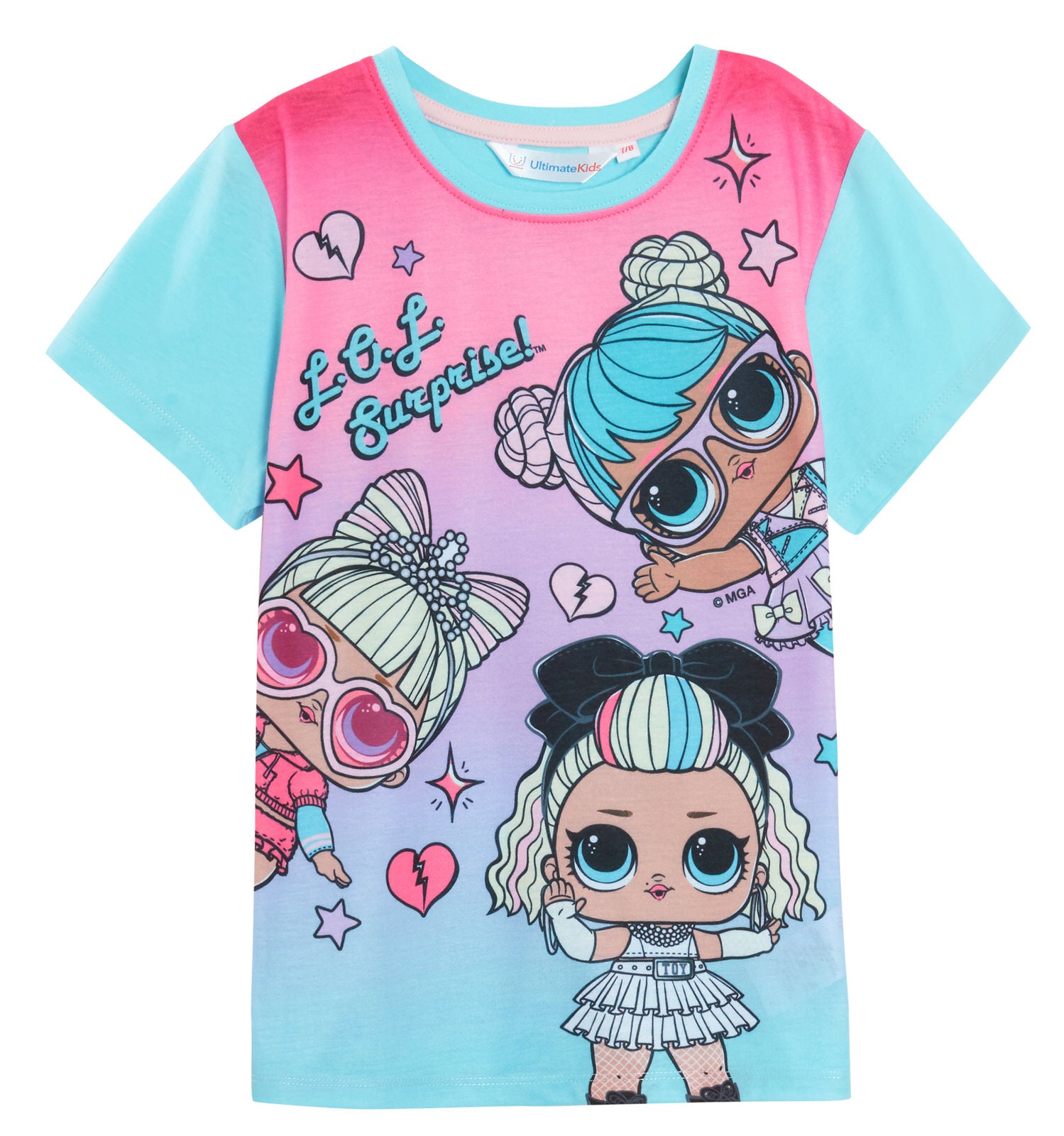 Girls LOL Surprise Dressing Gown + LOL Pyjamas 3pc Matching Set Pjs + Bath Robe