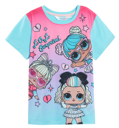 Girls LOL Surprise Dressing Gown + LOL Pyjamas 3pc Matching Set Pjs + Bath Robe