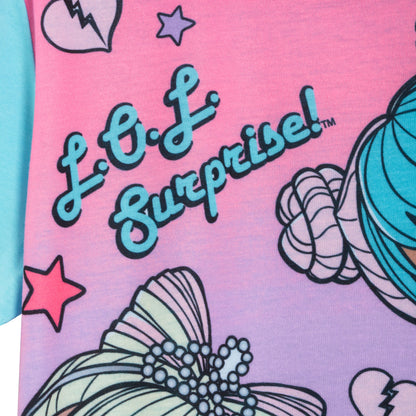 Girls LOL Surprise Dressing Gown + LOL Pyjamas 3pc Matching Set Pjs + Bath Robe