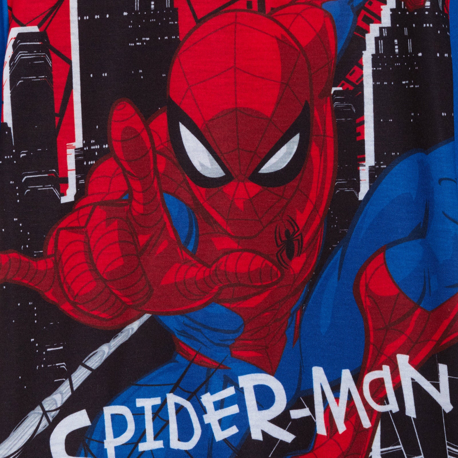 Boys Spiderman Dressing Gown + Spiderman Pyjamas Matching 3pc Set Bathrobe + Pjs