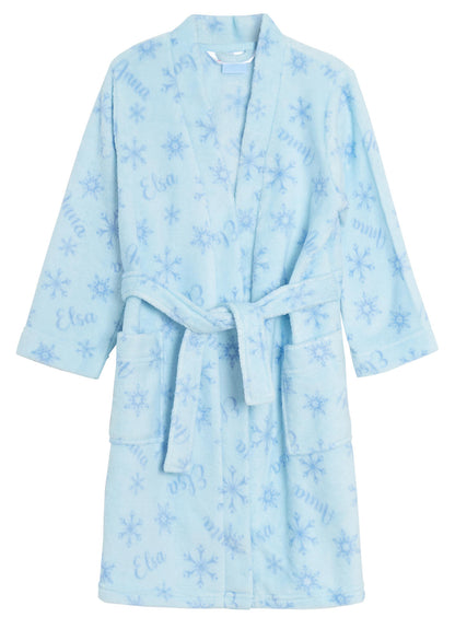 Disney Frozen 2 Dressing Gown + Pyjamas for Girls 3pc Set Kids Bath Robe + Pjs