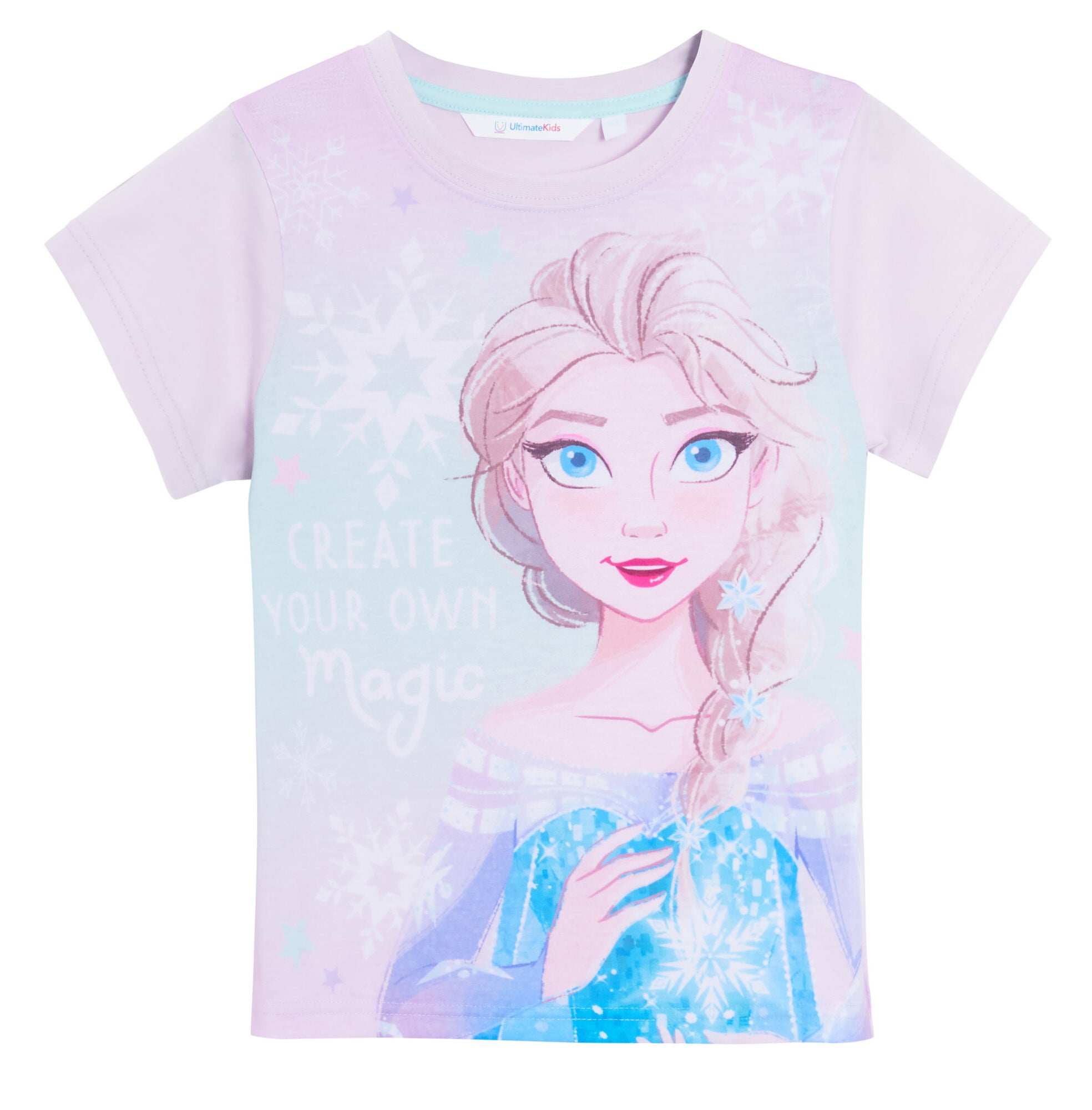 Disney Frozen Girls Short Pyjamas Kids Elsa Shortie Pjs For Girls Nightwear Set