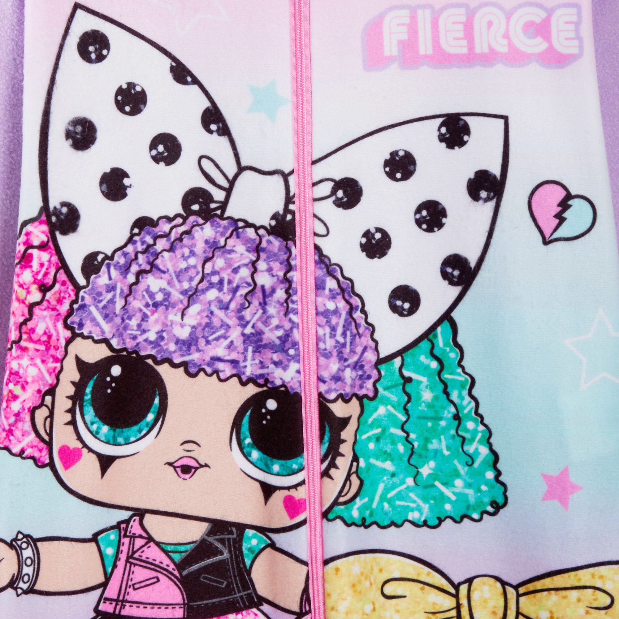 LOL Surprise Dolls All In One Girls Fleece Pyjamas Luxury Kids Warm Fleece Pjs