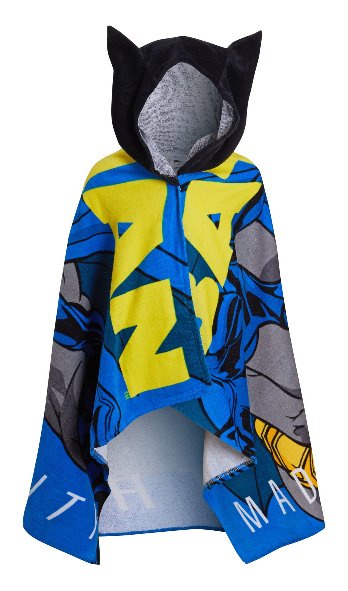 Batman Hooded Towel 100% Cotton Kids Poncho Beach Towel Bath Towel Swimming Wrap