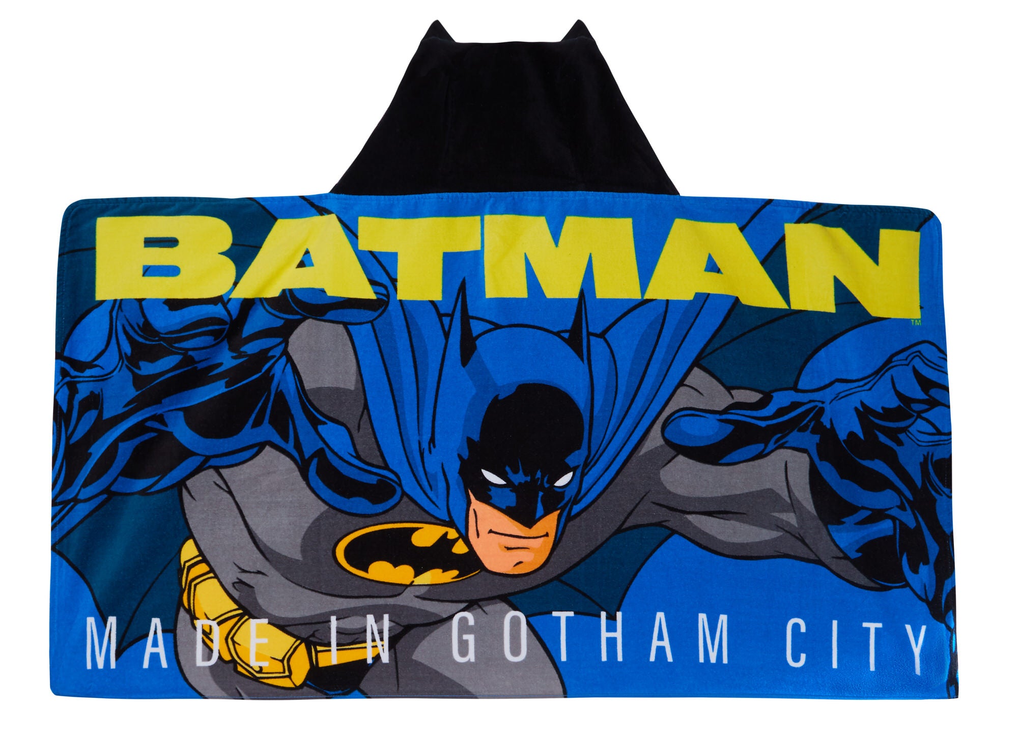 Batman Hooded Towel 100% Cotton Kids Poncho Beach Towel Bath Towel Swimming Wrap