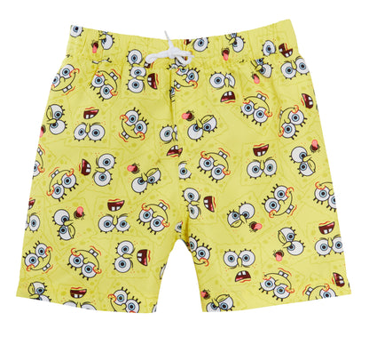 SpongeBob SquarePants Swim Shorts Kids Swimming Trunks Holiday Beach Shorts