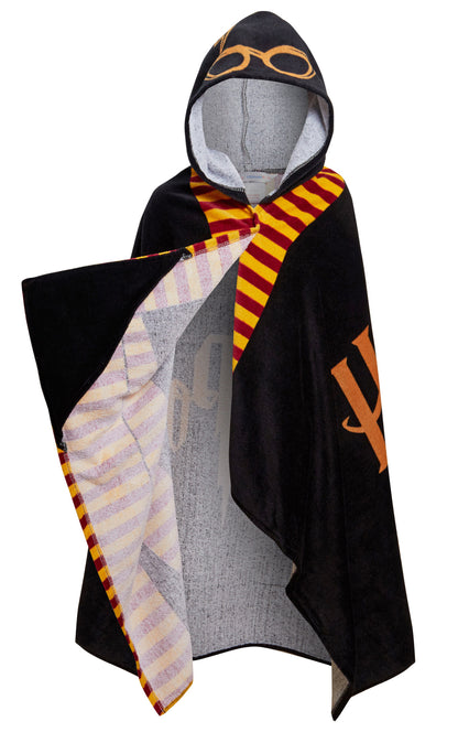 Harry Potter Hooded Towel Kids Hogwarts Poncho Beach Bath Towel Swimming Wrap