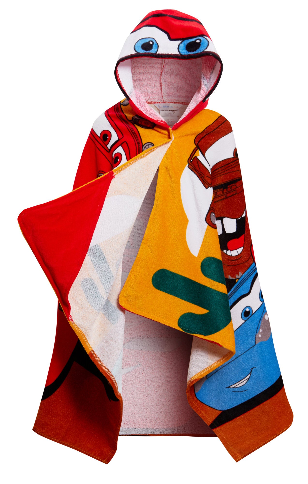 Disney Cars Hooded Towel Lightning McQueen Poncho Kids Beach Towel Swimming Wrap
