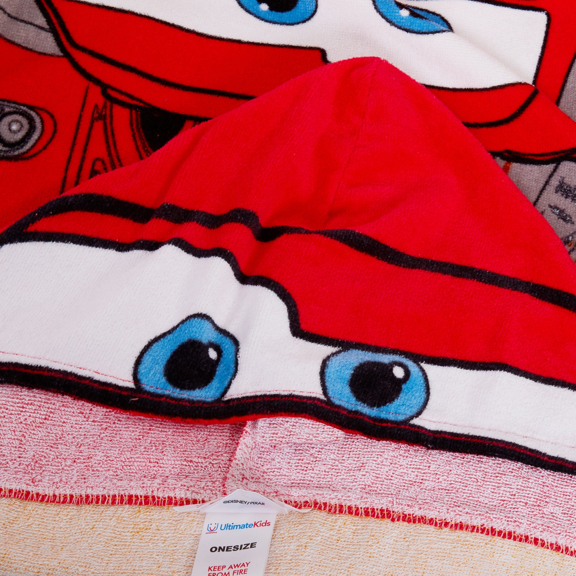 Disney Cars Hooded Towel Lightning McQueen Poncho Kids Beach Towel Swimming Wrap