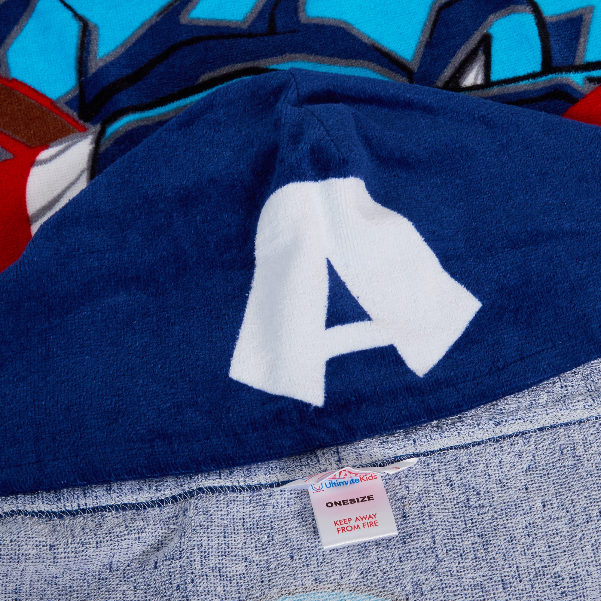 Captain America Hooded Towel Avengers Poncho Kids Beach Bath Towel Swimming Wrap