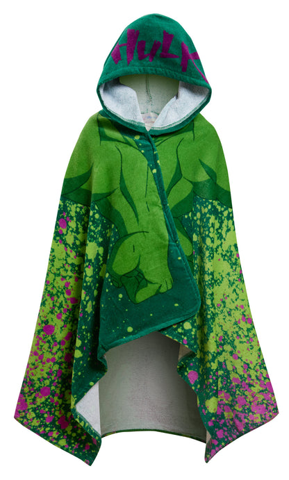 Incredible Hulk Hooded Towel Avengers Poncho Beachtowel Bath Towel Swimming Wrap