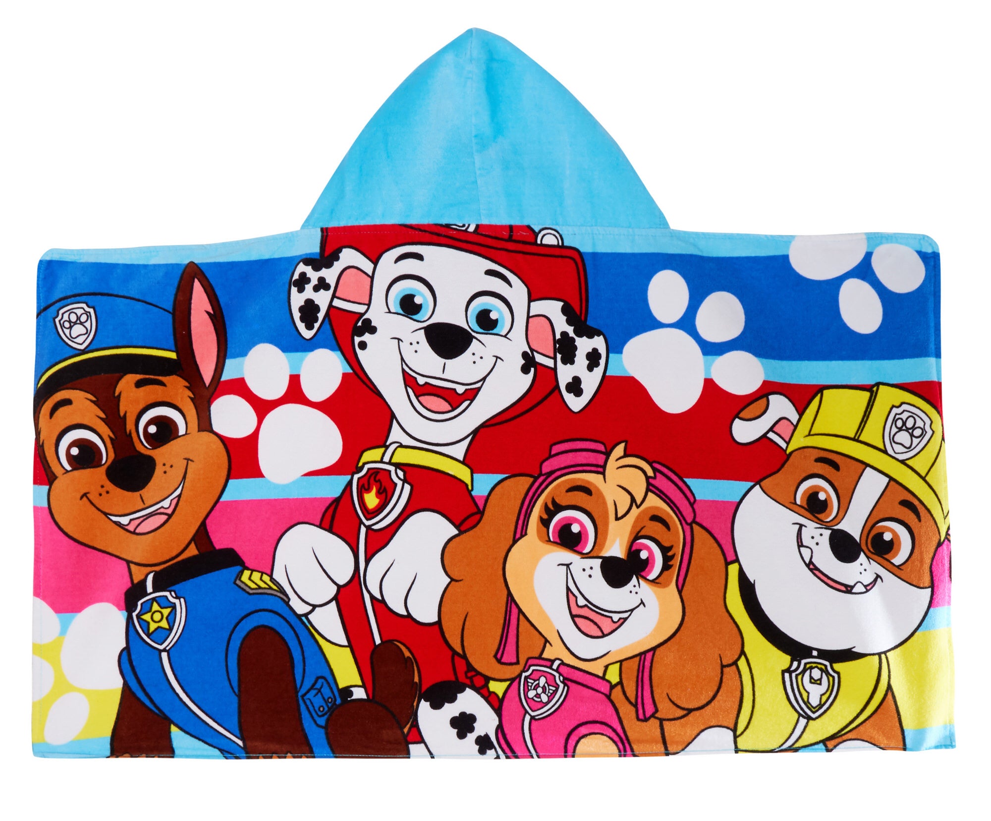 Paw Patrol Hooded Towel Chase Poncho Kids Beach Towel Bath Towel Swimming Wrap
