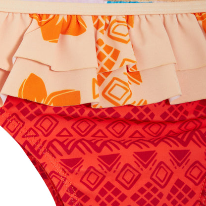 Girls Disney Moana Tankini Kids Deluxe Two Piece Swimming Costume Beach Swimsuit