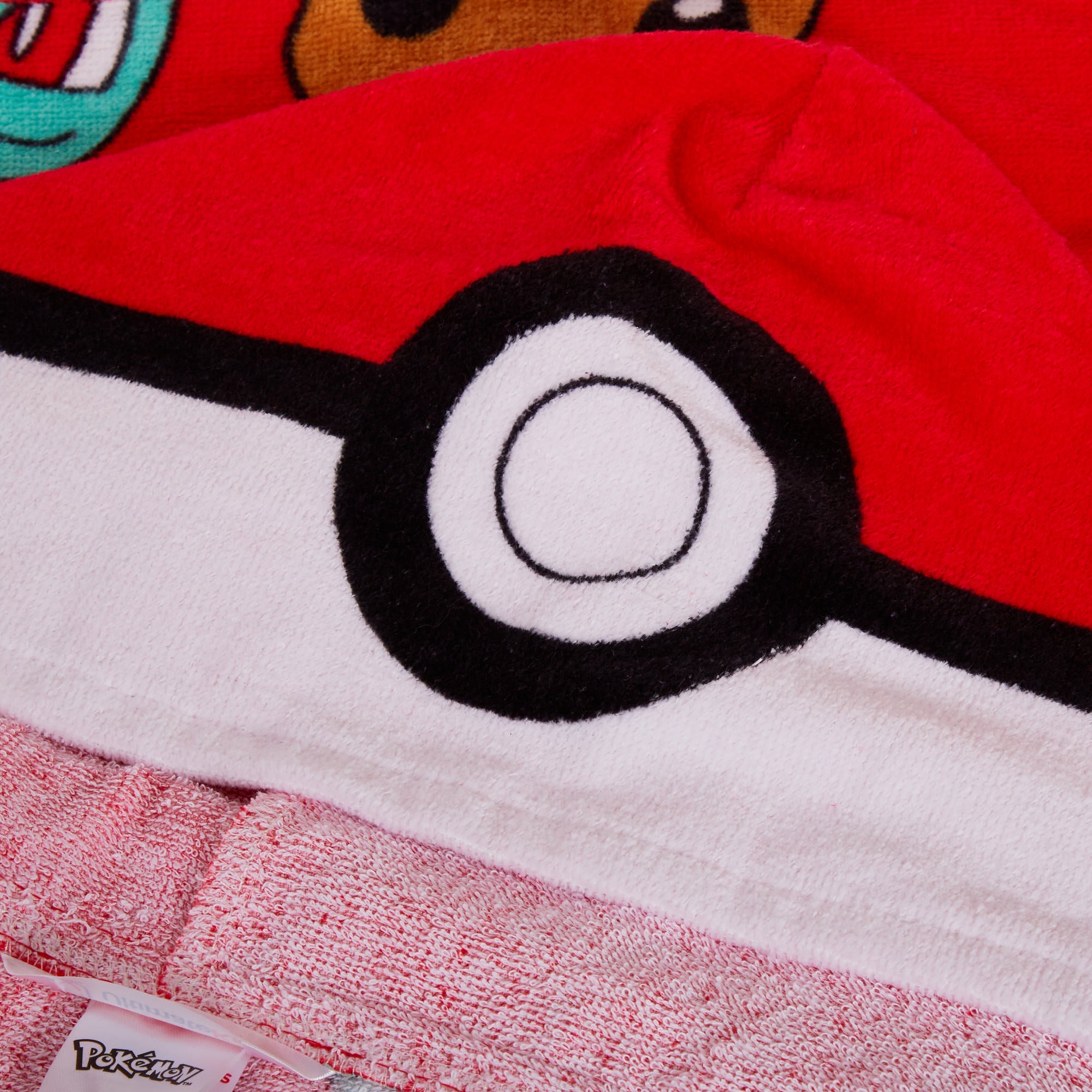 Pokemon Hooded Towel Kids Pikachu Poncho Beachtowel Bath Towel Swimming Wrap