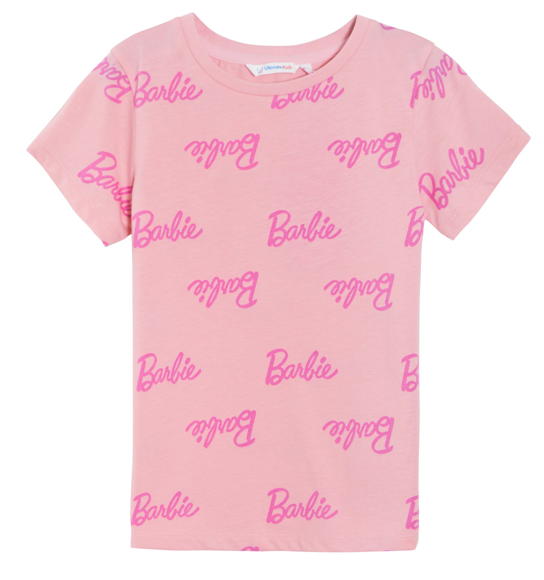 Girls Barbie Pyjamas For Kids Girls Pjs Short Sleeve T-Shirt Long Lounge Bottoms