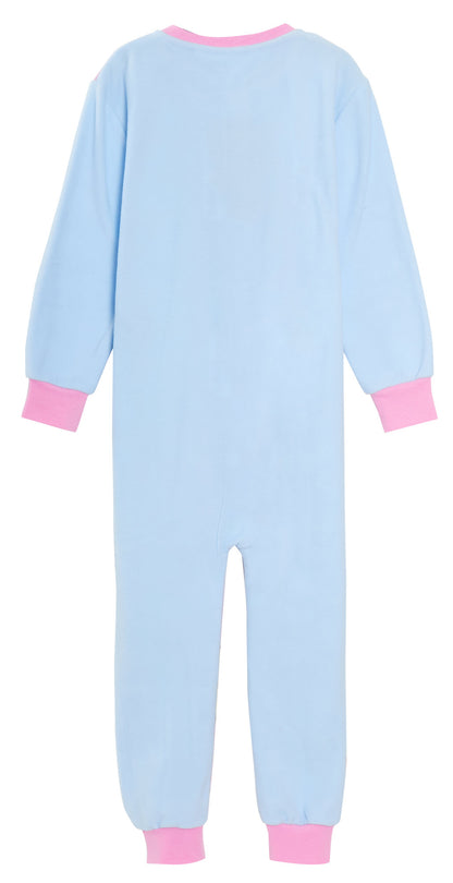 Girls Pokemon All In One Cosy Fleece Pjs Pyjamas Kids Fleece Pjs Warm Loungewear
