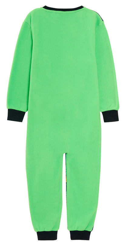 Teenage Mutant Ninja Turtles Fleece All In One Kids TMNT Pyjamas Pjs Nightwear