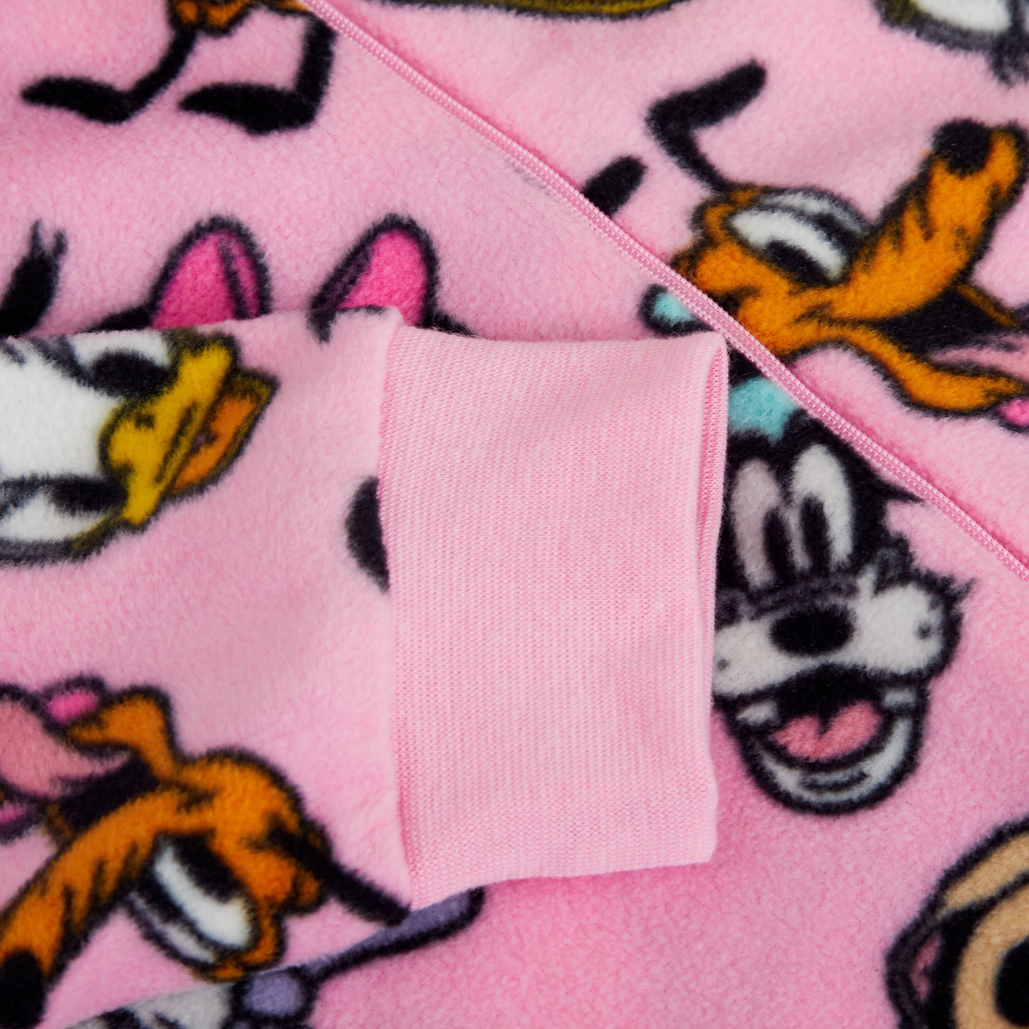 Disney Minnie Mouse Girls All In One Pyjamas Kids Fleece Pjs Dress Up Nightwear