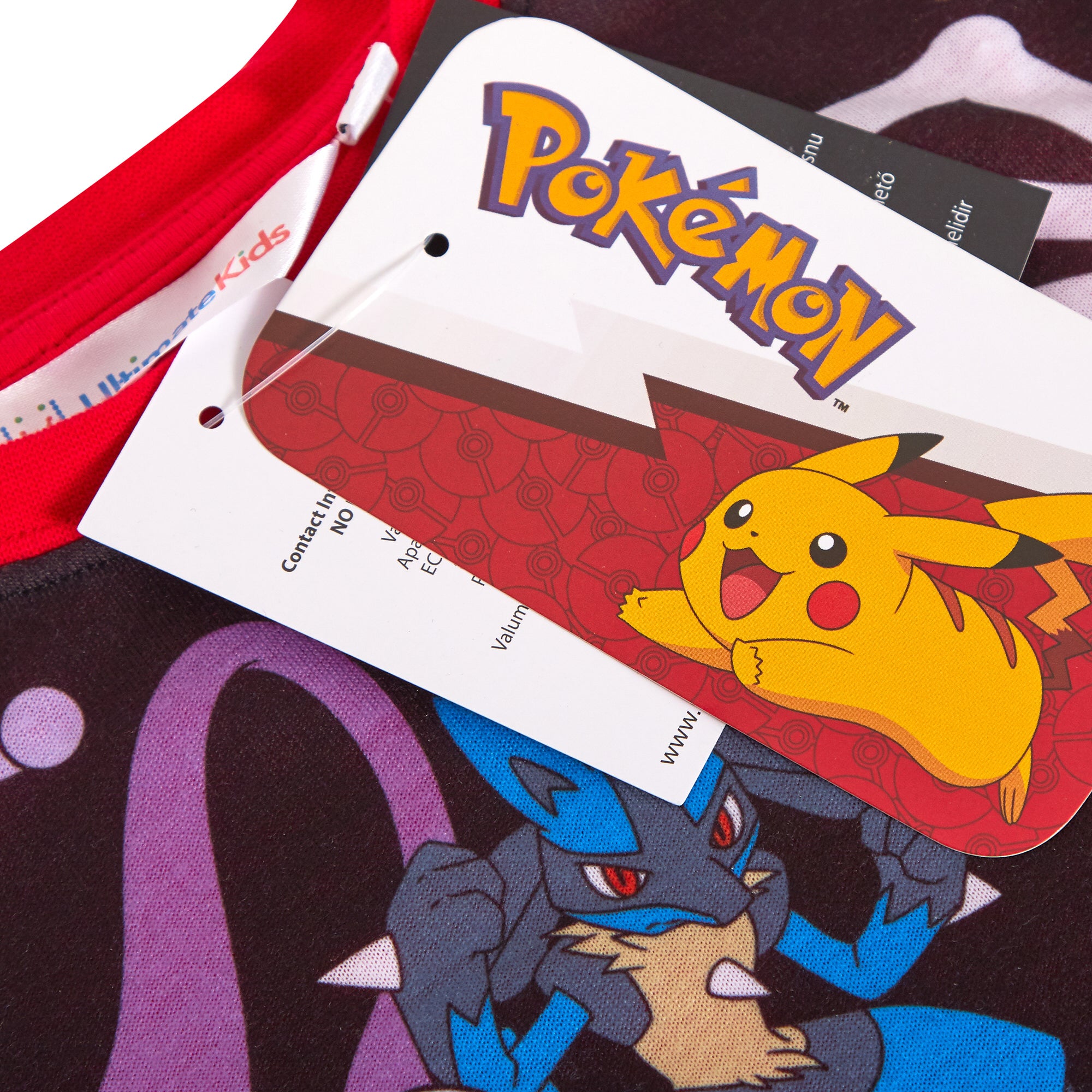 Kids Pokemon 3 Piece Nightwear Set Oversized Hoodie Blanket + Pyjama Pokeball