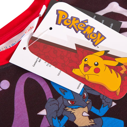 Kids Pokemon 3 Piece Nightwear Set Oversized Hoodie Blanket + Pyjama Pokeball