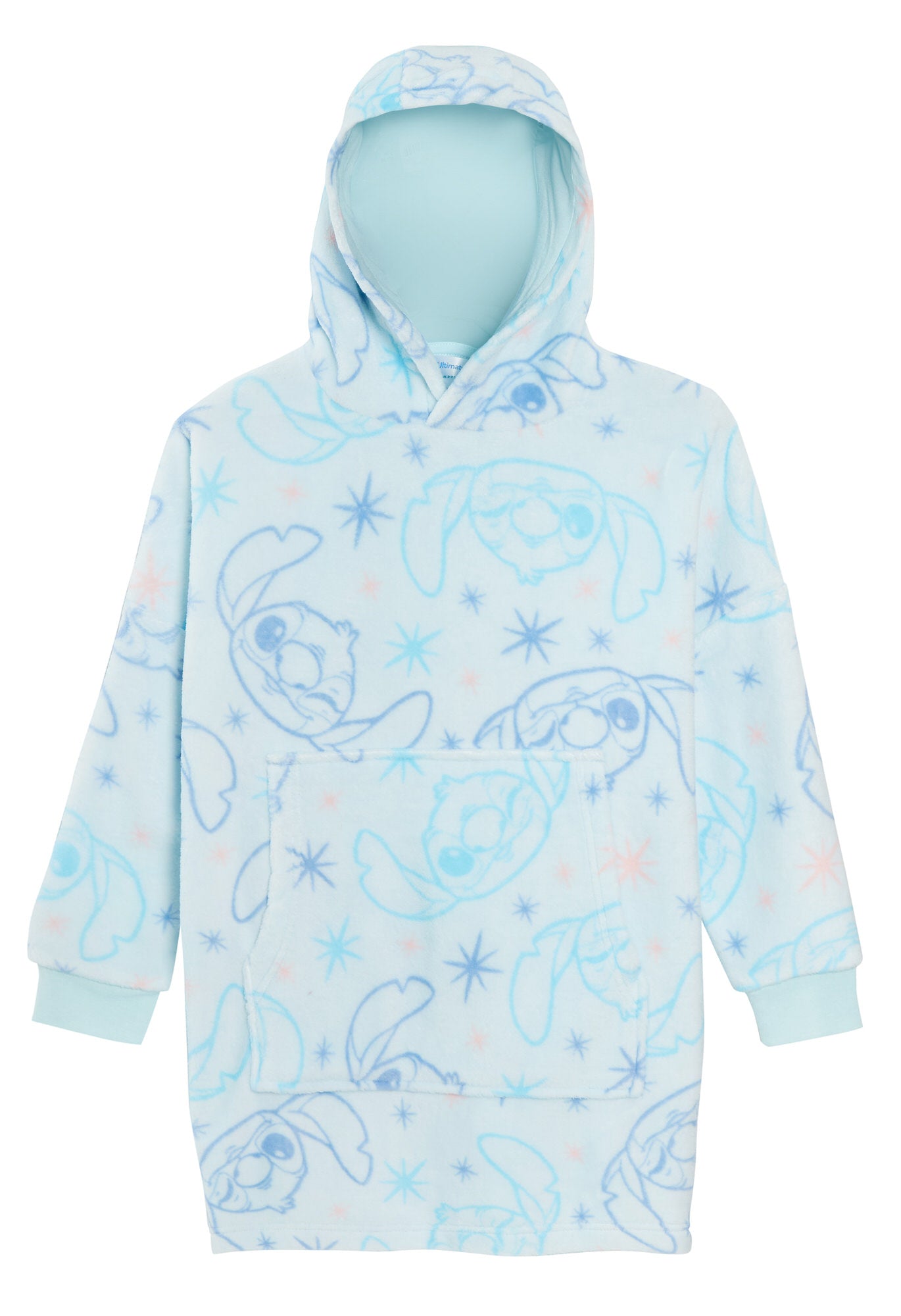 Girls Disney Lilo & Stitch 3 Piece Oversized Hoodie Blanket+ Pyjamas Set Gift