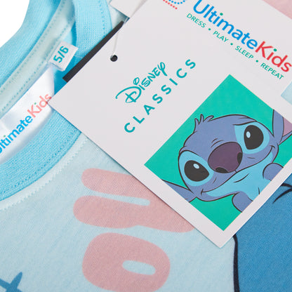 Girls Disney Lilo & Stitch 3 Piece Oversized Hoodie Blanket+ Pyjamas Set Gift