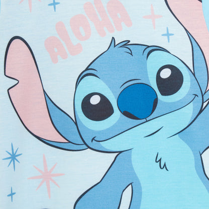 Girls Disney Lilo & Stitch 3 Piece Oversized Hoodie Blanket+ Pyjamas Set Gift