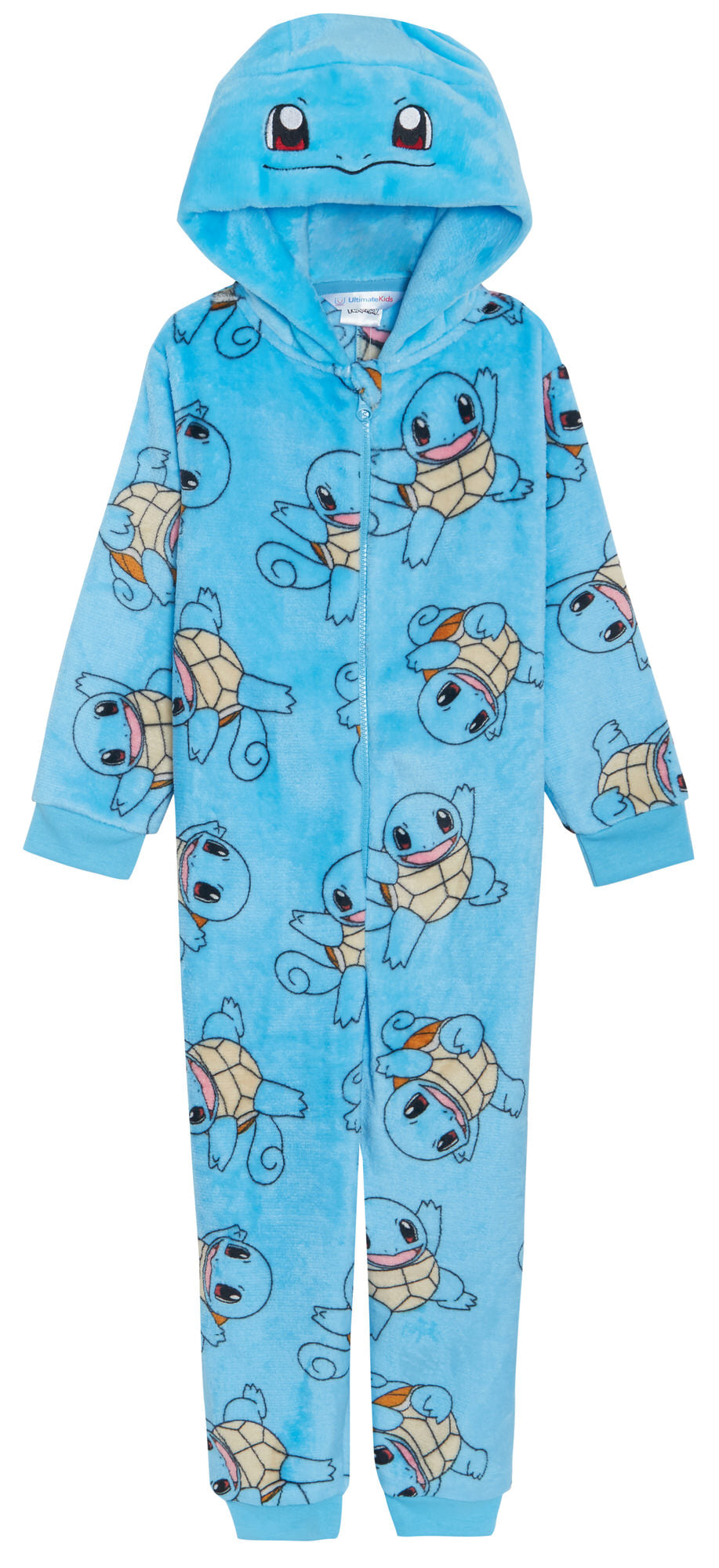 Kids Pokemon Hooded All In One Pikachu Charmander Gengar Onesie Fleece Pjs Loungewear