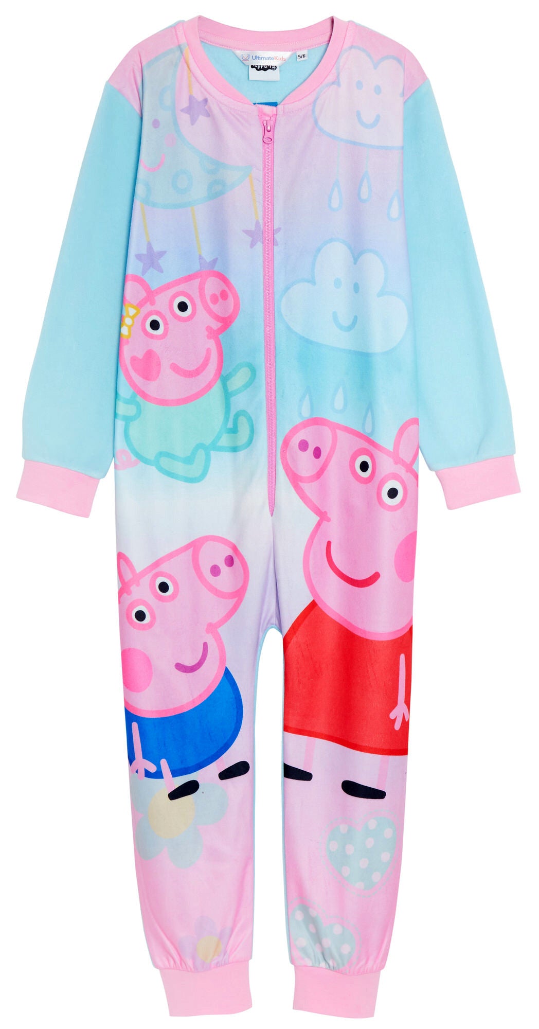 Peppa Pig Onesie For Kids Girls All In One Kids Peppa Baby Evie Pyjamas