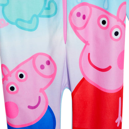 Peppa Pig Onesie For Kids Girls All In One Kids Peppa Baby Evie Pyjamas