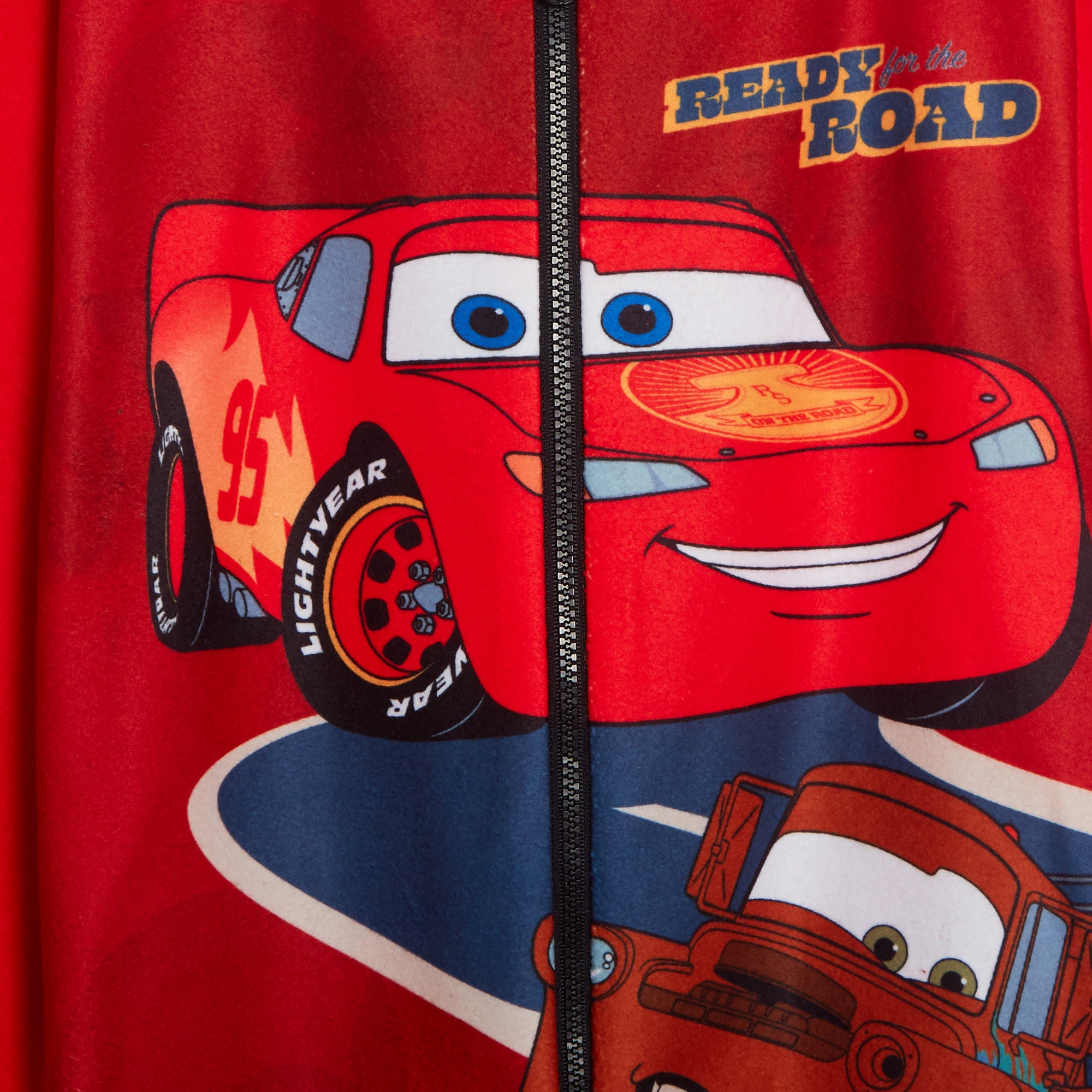 Boys Disney Cars Fleece All In One Kids Lightning McQueen Sleepsuit Pyjamas PJs