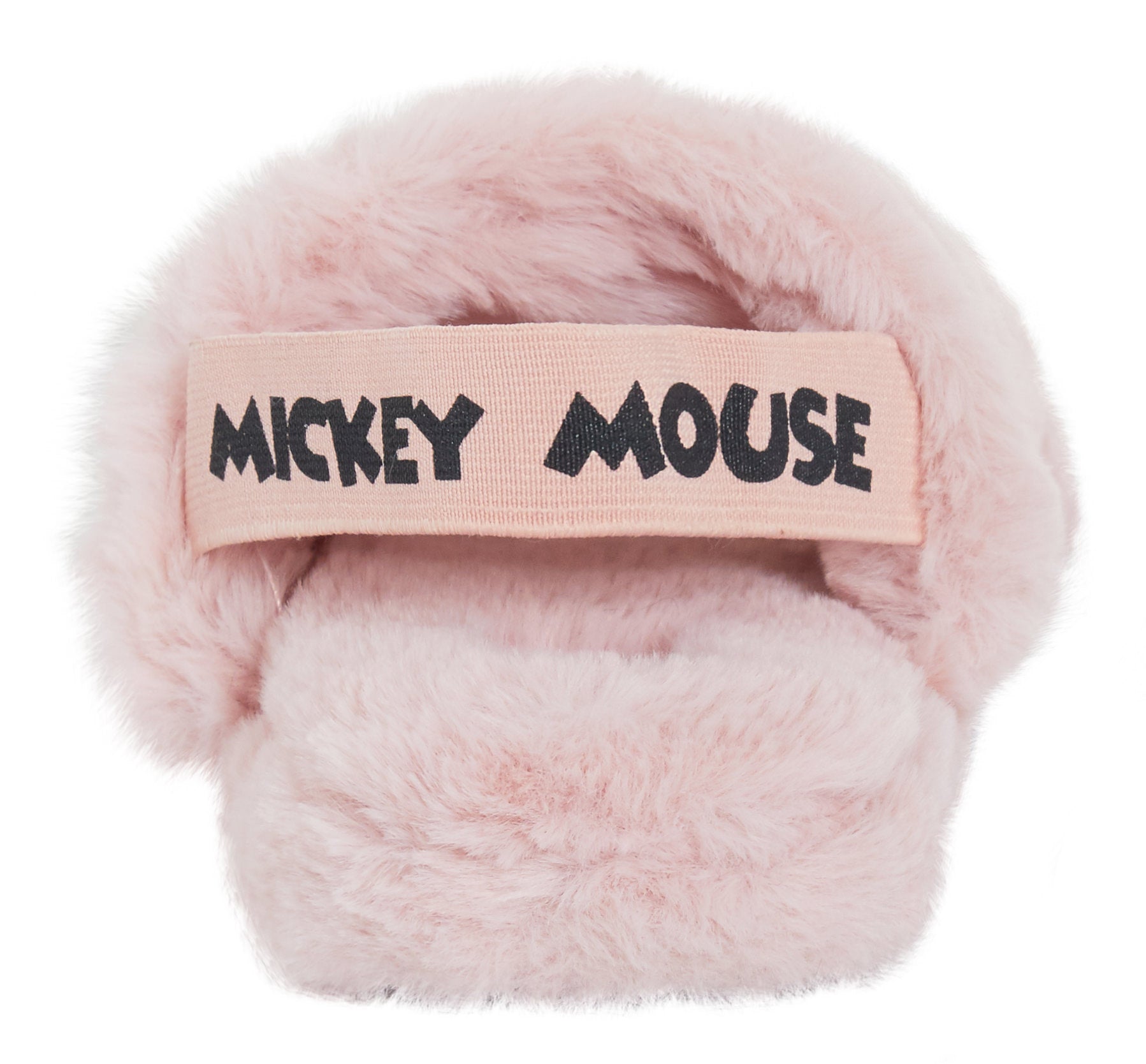 Womens Mickey Mouse Slippers Disney Faux Fur Sliders Lined Mule House Shoes