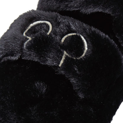Womens Mickey Mouse Slippers Disney Faux Fur Sliders Lined Mule House Shoes