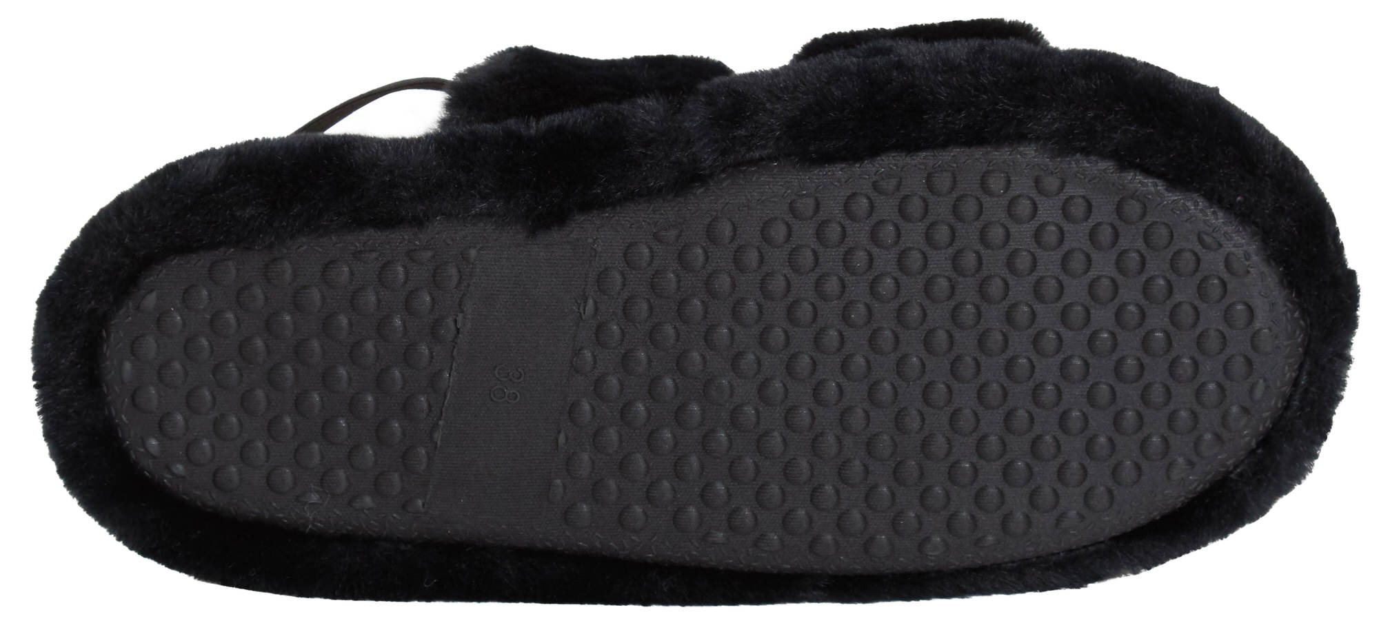 Womens Mickey Mouse Slippers Disney Faux Fur Sliders Lined Mule House Shoes