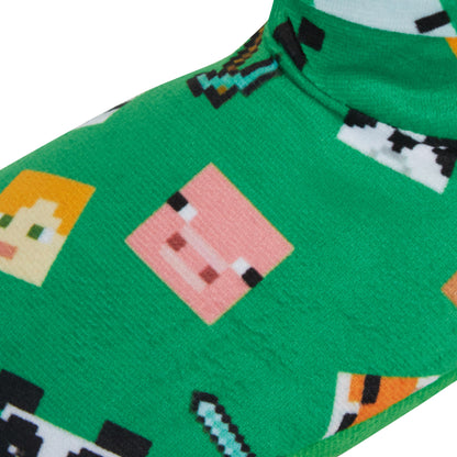 Minecraft Slipper Boots Kids Slouch Gamer Fleece Slippers Girls Boys House Shoes