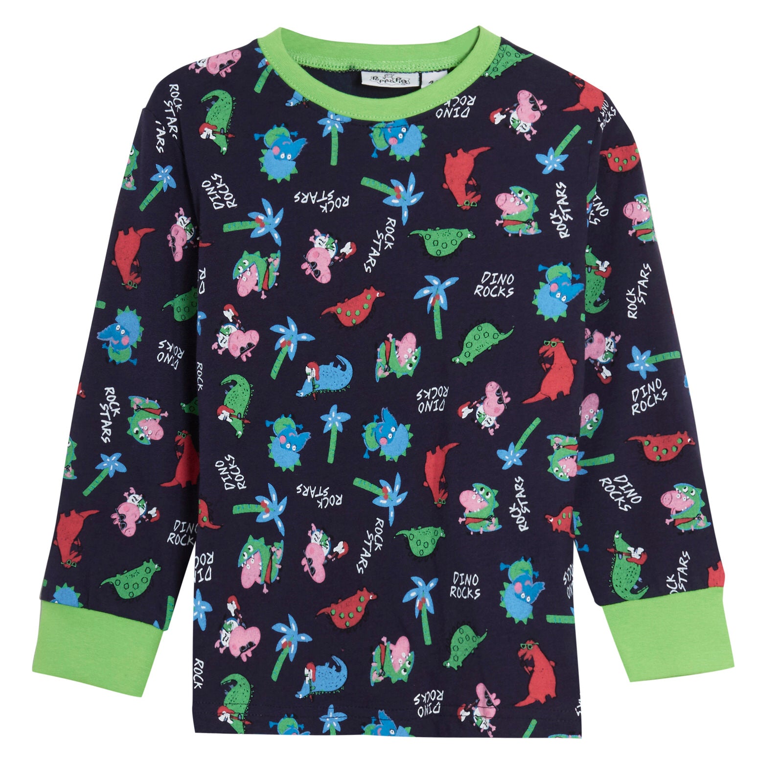 George Pig Pyjamas for Boys Dinosaur Pjs Dino Full Cuffed Length Nightwear Set