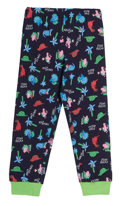 George Pig Pyjamas for Boys Dinosaur Pjs Dino Full Cuffed Length Nightwear Set