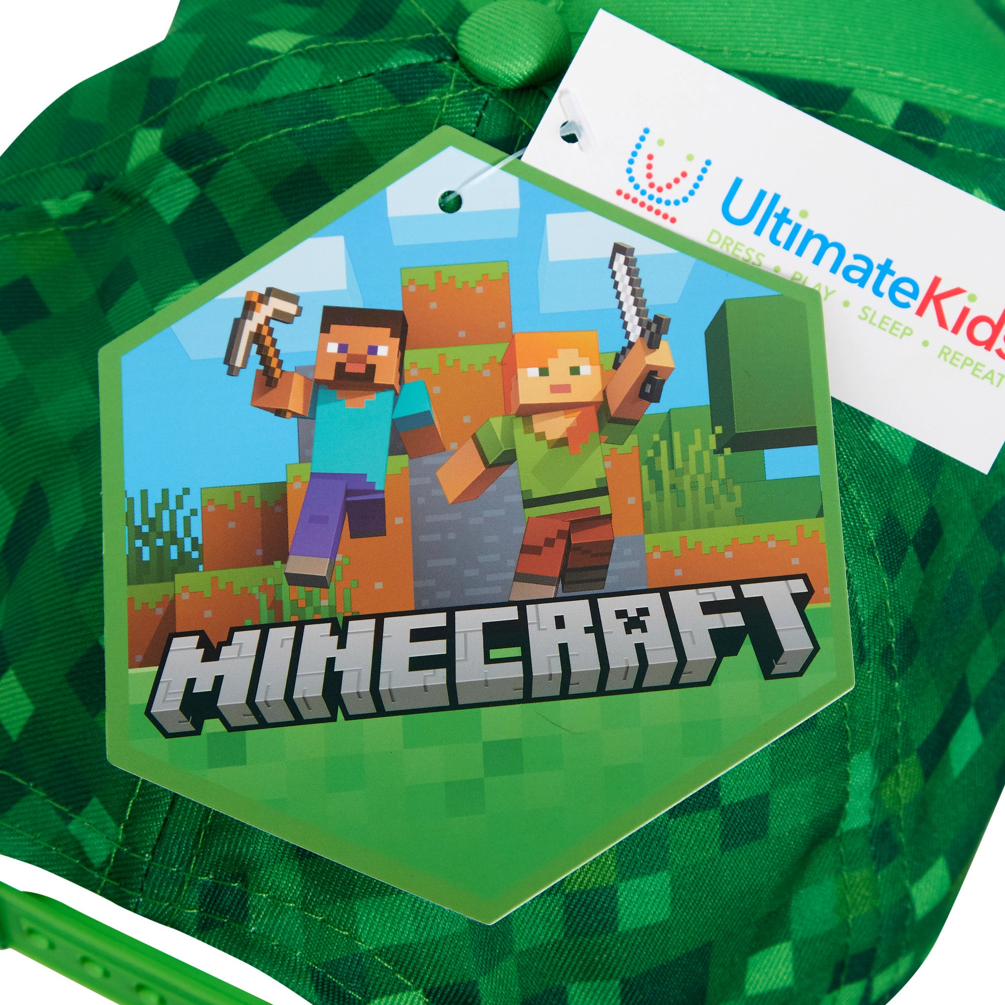 Minecraft Baseball Cap Kids Unisex Minecraft Hat Creeper Summer Peaked Sun Hat Adjustable