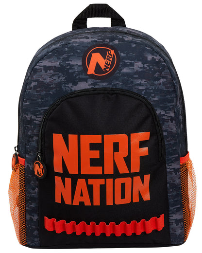 Boys Nerf Nation Backpack Kids Camouflage School Rucksack Lunch Book Travel Bag