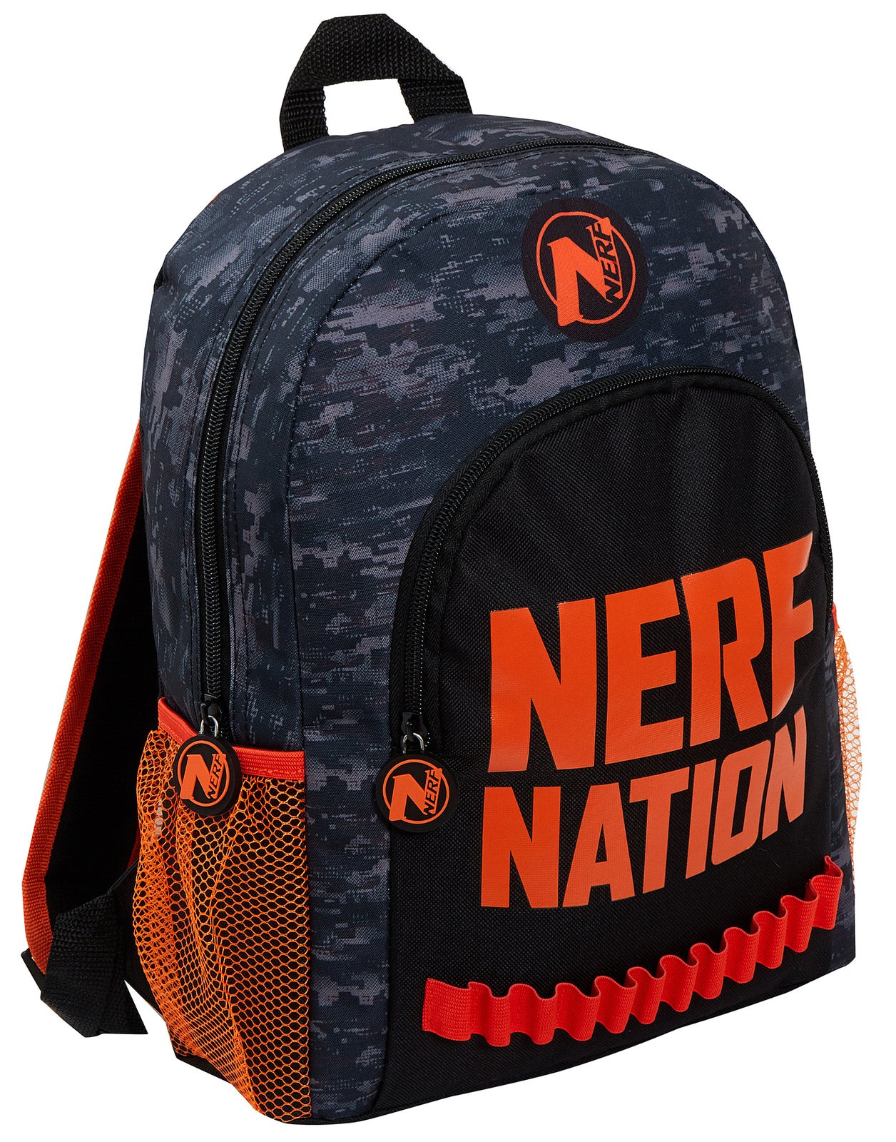 Boys Nerf Nation Backpack Kids Camouflage School Rucksack Lunch Book Travel Bag