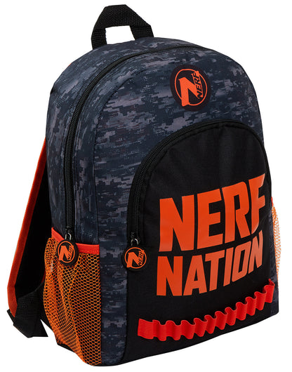 Boys Nerf Nation Backpack Kids Camouflage School Rucksack Lunch Book Travel Bag