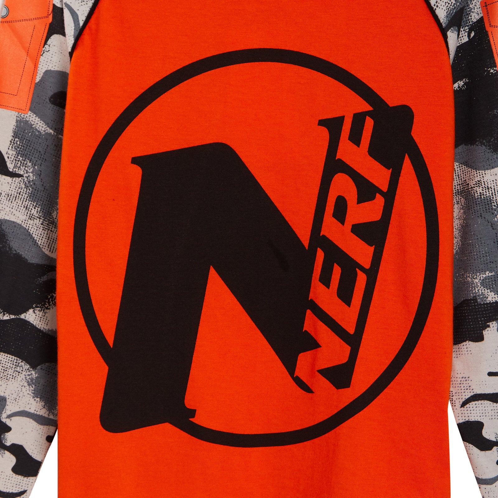 Boys Official Nerf Pyjamas Kids Camo Dress Up Full Length Novelty Pjs Set Gift