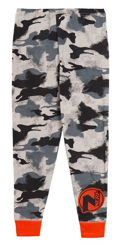 Boys Official Nerf Pyjamas Kids Camo Dress Up Full Length Novelty Pjs Set Gift