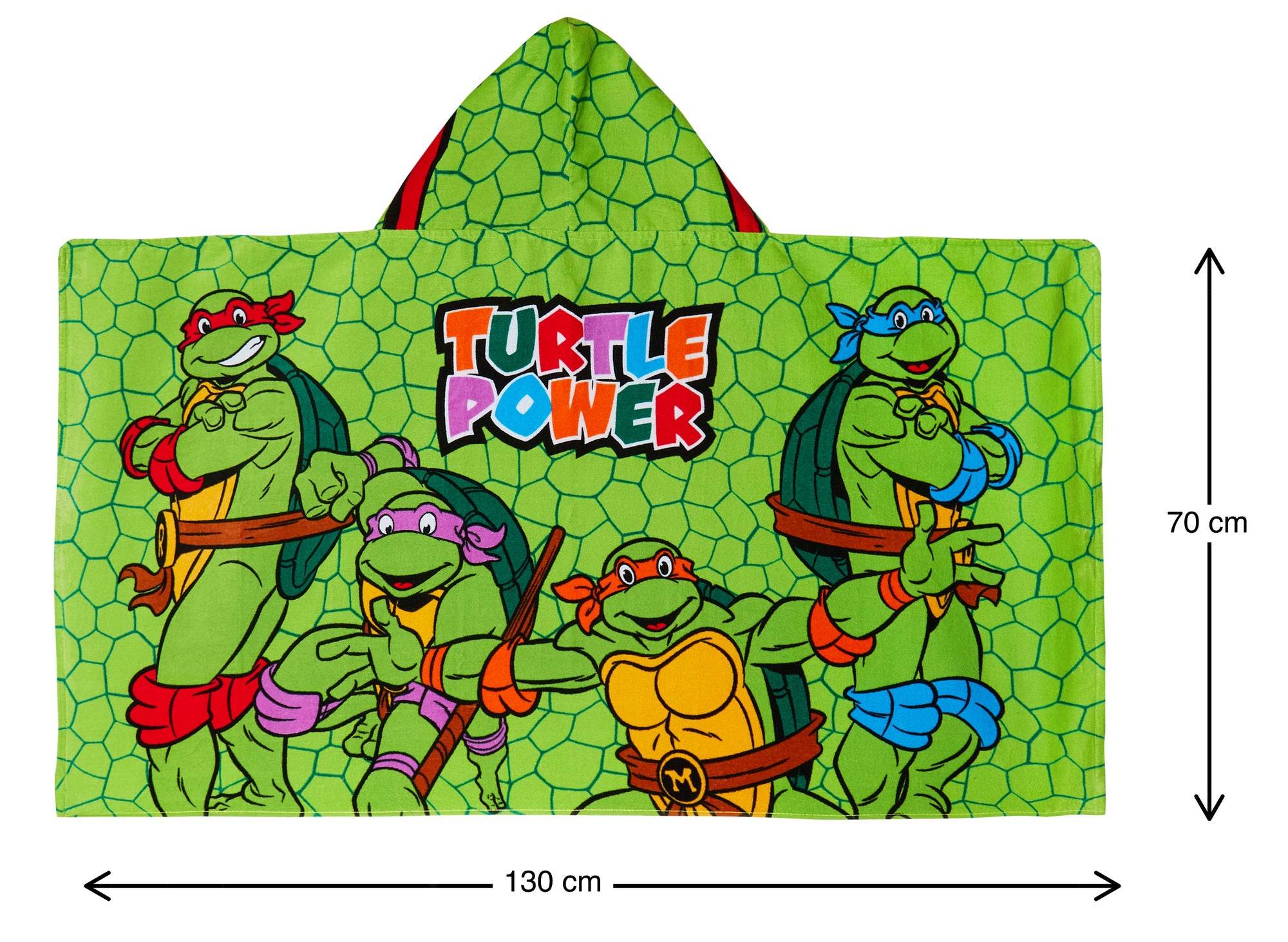 Teenage Mutant Ninja Turtles Hooded Towel Poncho Beach Bath Towel Swimming Wrap