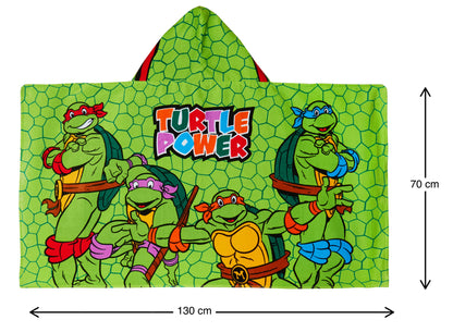 Teenage Mutant Ninja Turtles Hooded Towel Poncho Beach Bath Towel Swimming Wrap