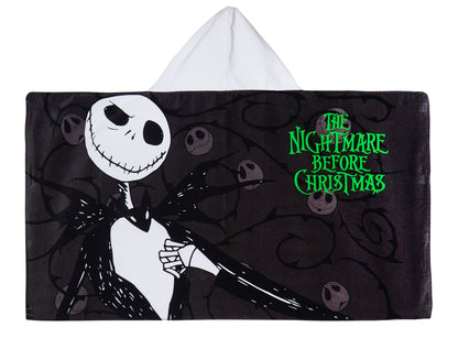 The Nightmare Before Christmas Hooded Towel Poncho Beach Bath Towel Swimming Wrap