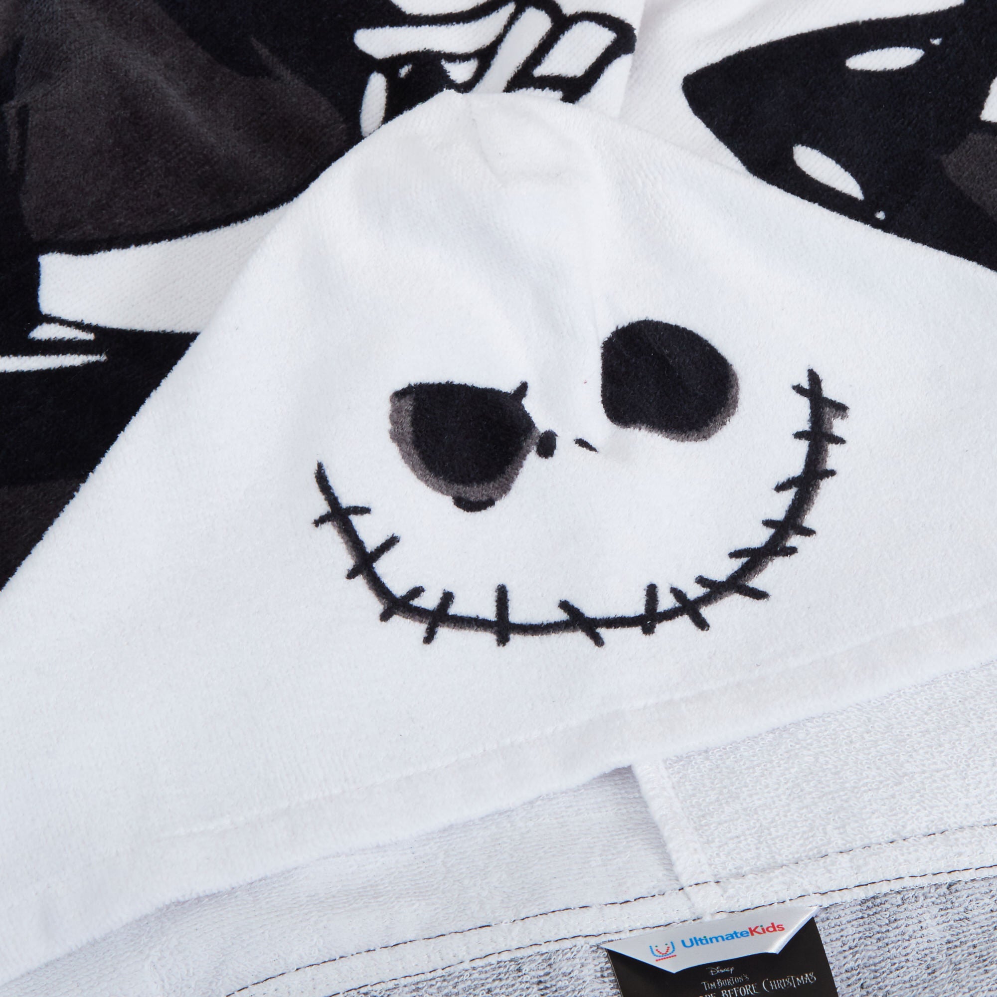 The Nightmare Before Christmas Hooded Towel Poncho Beach Bath Towel Swimming Wrap