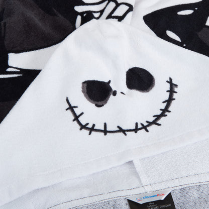 The Nightmare Before Christmas Hooded Towel Poncho Beach Bath Towel Swimming Wrap