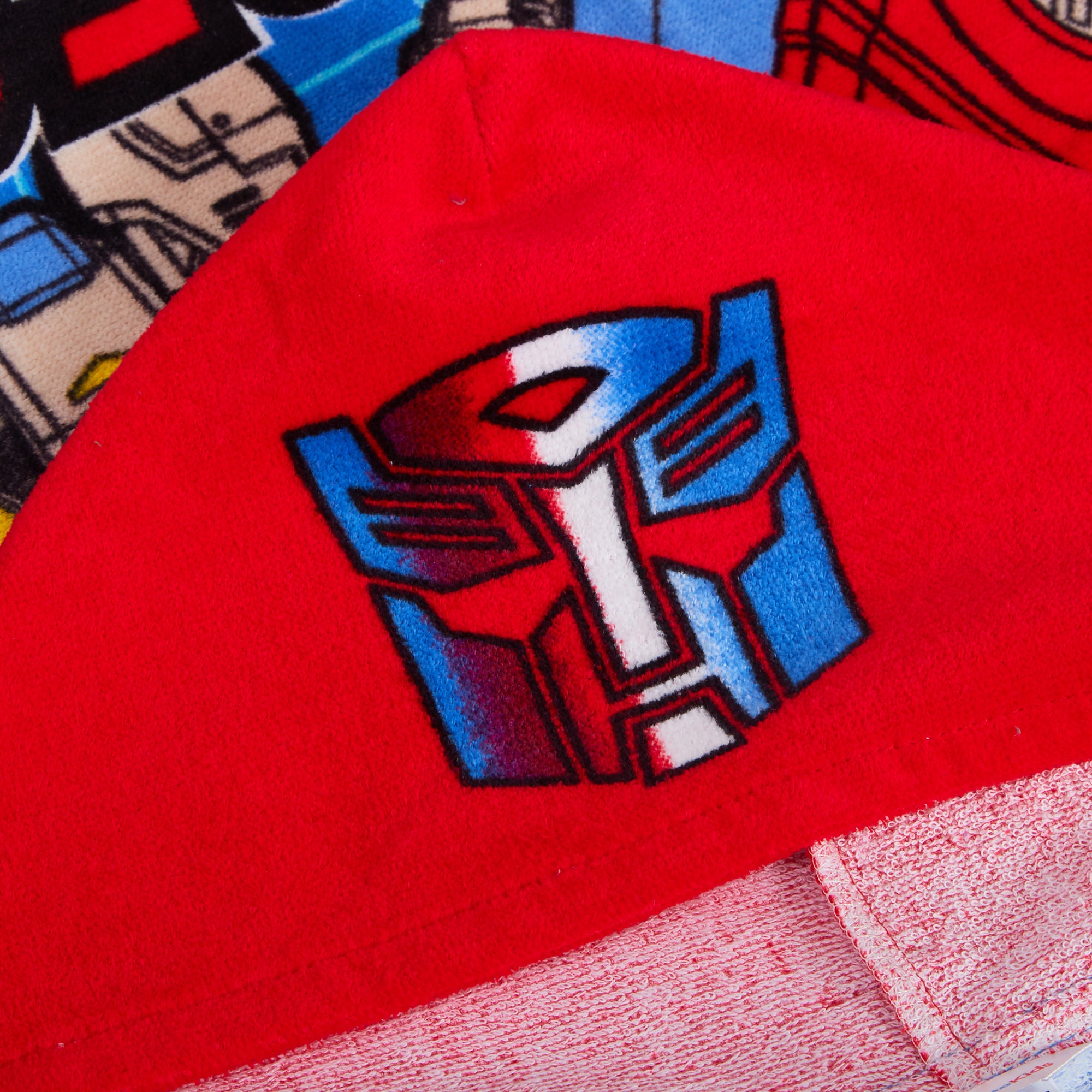 Boys Transformers Hooded Towel Kids Poncho Beachtowel Bath Towel Swimming Wrap
