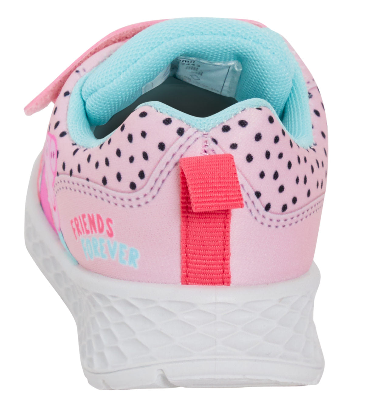 Peppa Pig Sports Trainers Girls Easy Touch Fasten Plimsolls Kids Sneakers Shoes